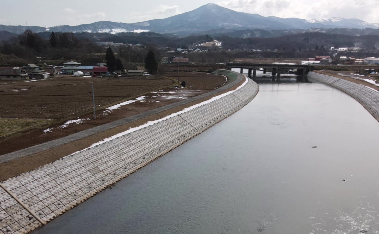 一級河川松川筋川崎地区河川改修その4工事